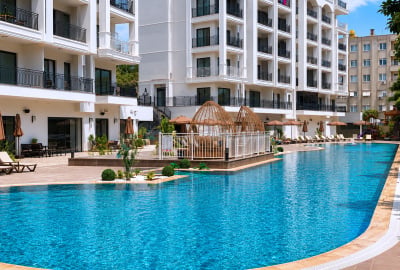 Wohnung Mit Berg Und Meerblick In Einer Wohnanlage In Alanya, Antalya 1