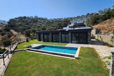 Villas Con Piscina En Complejo Con Seguridad En Bodrum Gundogan 2