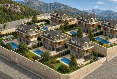 Wille Z Prywatnym Basenem W Centralnej Lokalizacji W Muğla Fethiye 1