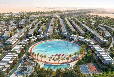 Double-height Townhouses with Private Elevators in Dubai 1
