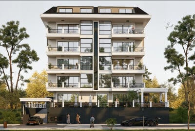 آپارتمان‌های با منظره دریا در بزرگ‌حس‌باشه آلانیا ترکیه 1