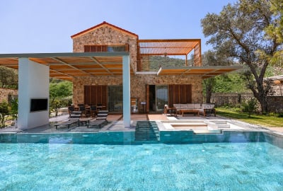Amplias Casas Con Piscina Privada En Bodrum 1