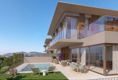 Sea Views Villas with Private Gardens in La Cala De Mijas 1