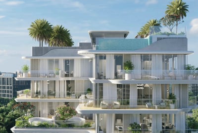 آپارتمانهای با منظره دریا با 3 سطح امکانات رفاهی در جزایر دبی 1