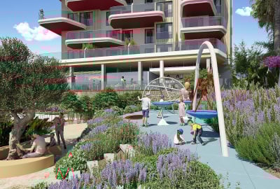 Lägenheter I Ett Privat Komplex Bredvid Stranden I Calpe 3