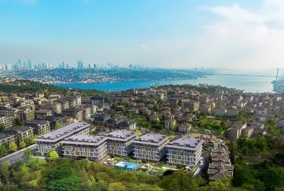 Sea View Flats in Horizontal-design Project in İstanbul üsküdar 1