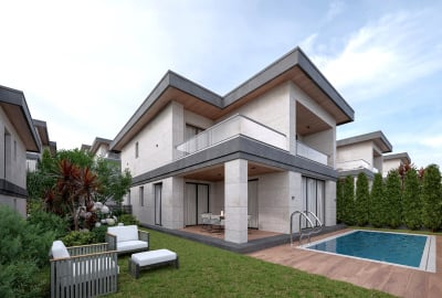 Villas with Private Pools in a Complex in Mudanya Bursa 1
