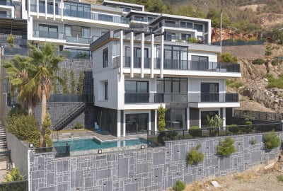 Villa Independiente En El Rápido Desarrollo De Alanya Tepe 1