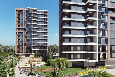Mersin Ayaş'ta Şık Site İçinde Deniz Manzaralı Daireler 1