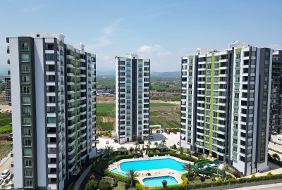 آپارتمان در فاصله پیاده روی از ساحل در مرسین 1