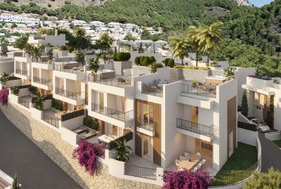 Elegante Reihenhäuser Mit Privaten Whirlpools In Mijas, Málaga 1