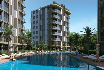3-bedroom Apartments Close to the Sea in Çağlayan, Antalya 1