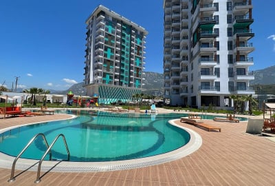 Apartament Z Widokiem Na Morze I Krytym Basenem W Mahmutlar 1