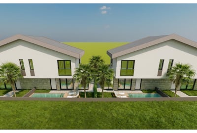 New Villas with Pool and Terrace Near the Sea in İzmir 1