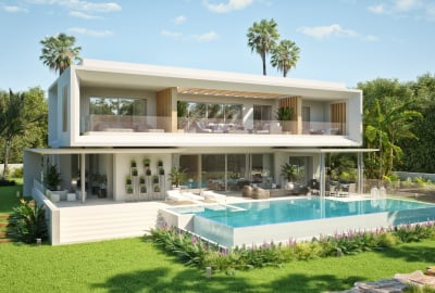 Chique Designvilla's Met Panoramisch Zeezicht In Ojen Malaga 3