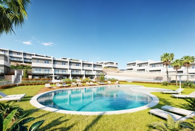 Alicante Finestrat'ta Deniz Manzaralı Yarı Müstakil Evler 1