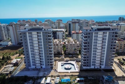 Alanya Mahmutlar’da Denize 600 M İki Bloklu Sitede Daireler 3