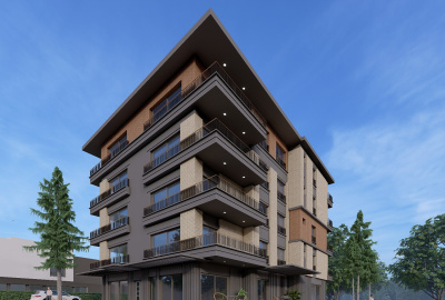 Apartments in a New Building with Elevator in Kuşadası Center 2