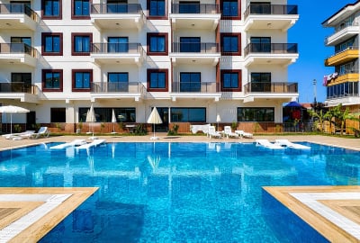 Meer Und Stadtblick Wohnungen In Einer Wohnanlage In Antalya Alanya 1