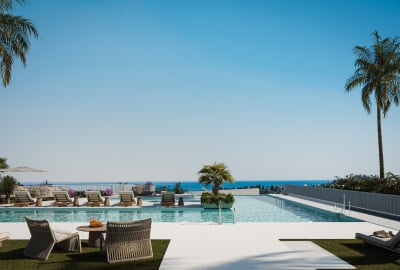 Malaga Mijas'da Havuz ve Sosyal Kulüp Sunan Modern Daireler 3