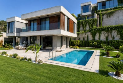 Geräumige Villen Zum Verkauf In Bodrum, Muğla, Mit Meerblick 1