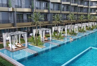 Antalya Kundu’da Plaja Yakın Havuz ve Deniz Cepheli Daireler 1