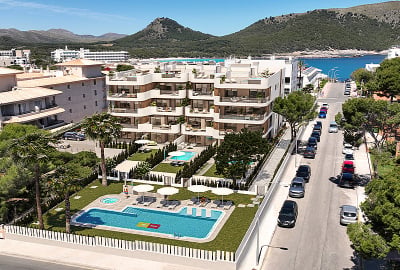 Элегантные квартиры в 250 м от моря в Кала-Ратьяда, Майорка 1