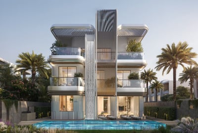 منازل في مشروع فخم أخضر متكامل بالذكاء الاصطناعي في دبي 1