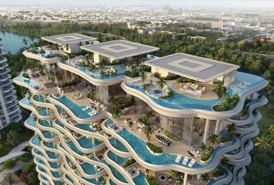 عقارات فاخرة مع تصميمات داخلية من فندي كازا في دبي 1