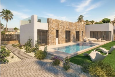 Single-storey Villas in Vistabella Golf in Orihuela Costa 1