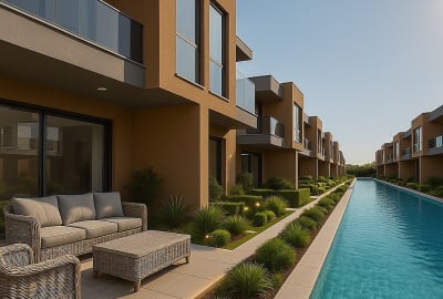 Mersin Silifke'de Plaja Yakın Konumda Satılık İkiz Villalar 1