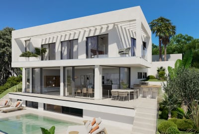 Villor Med Panoramautsikt Och Utomhusutrymmen I Estepona 3