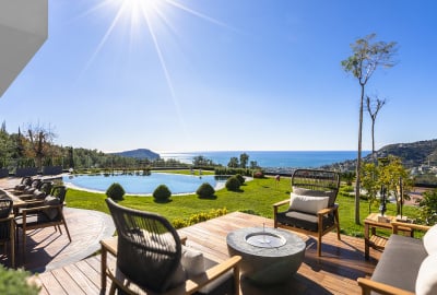 Villa Independiente Con Vistas A La Ciudad Y Al Mar En Alanya 1