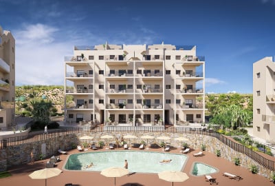 Murcia Corvera’da Havuz ve Golf Sahasına Sahip Daireler 1