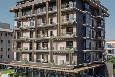 Двухуровневые квартиры в центре Алании недалеко от моря 1