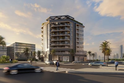 Flats in Boutique Project with Waterfront-view Pool in Dubai 1
