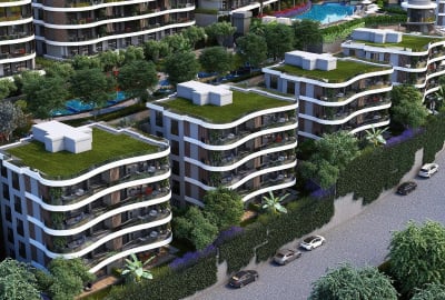 Lägenheter Med Havsutsikt I Ett Komplex Med Pool I Kuşadası 2