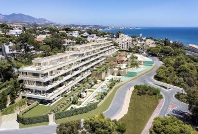 Apartments with Sea Views and Indoor Pool Near Beach in Mijas 1