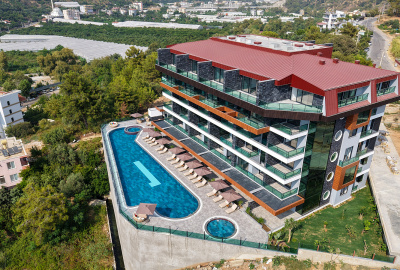 Seaview Apartments with Communal Pool in Alanya Kestel 1