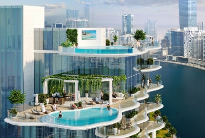 Appartementen Aan Het Water Van De GRISOGONO In Business Bay 1