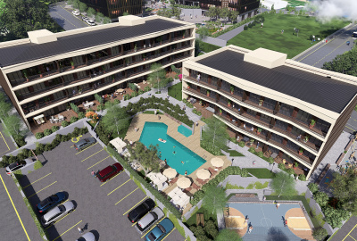 شقق ضمن مجمع بجانب المستشفى الحكومي في يالوفا 1