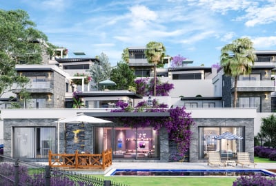 Bodrum Yalıkavak'ta Müştemilatlı ve Deniz Manzaralı Villalar 2