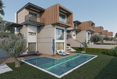 Neue Villen Mit Pools In Strandnähe In İzmir Güzelbahçe 1
