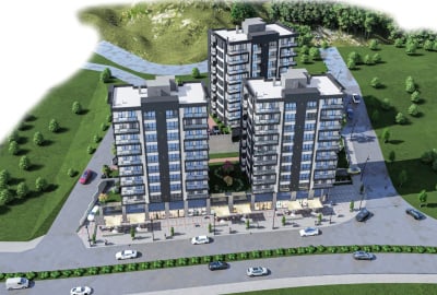 3-zimmer-wohnungen In Einem Neuen Gebäude In Trabzon Konakonu 2