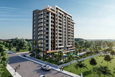 Newly-built Apartments in a Stylish Project in Arpaçbahşiş Mersin 3
