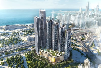 Lägenheter Nära Tunnelbanestationen I Dubai 1