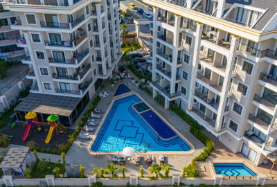 Stilvolle Wohnungen In Einem 2 Blöcken Komplex In Oba, Alanya 1