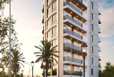 آپارتمان‌های با منظره دریا در ایشیکلار مرسین آنتالیا 1