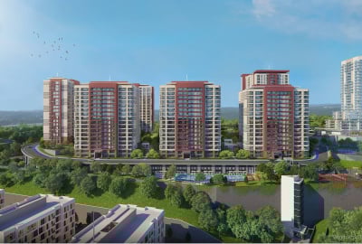 Lägenheter I Komplex Med Rik Anlagd Trädgård I İstanbul 3