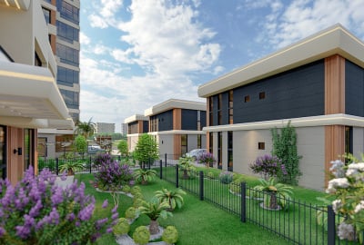 Trävillor I Ett Centralt Läge I Mersin 1